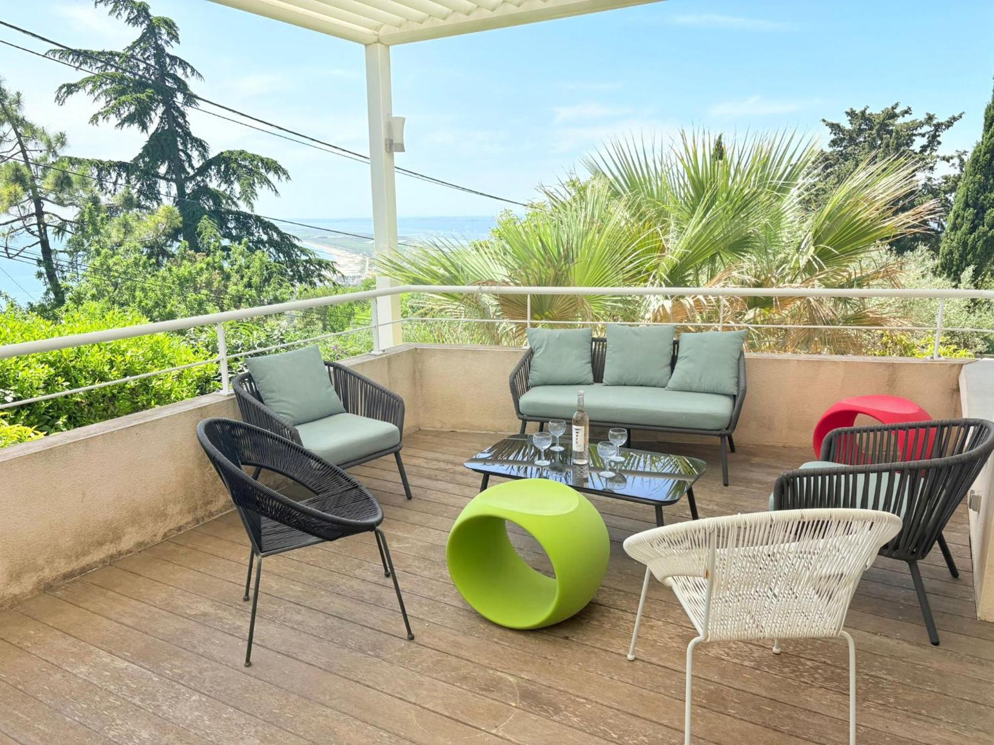 Atlantide - Somptueuse Villa Classee 4 Etoiles - Saint-Clair - Vue Exceptionnelle - Piscine Sete Exterior photo